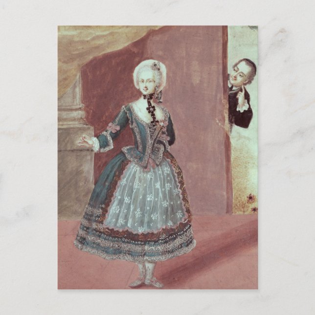 An Actress in the Role of Rosine Postcard (Front)