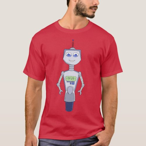 An adorable little robot T_Shirt
