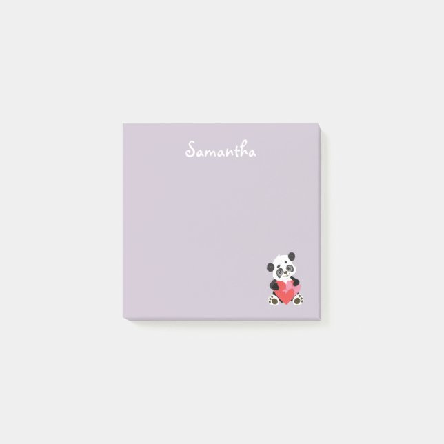 An adorable Panda Bear Post-it Notes (Front)