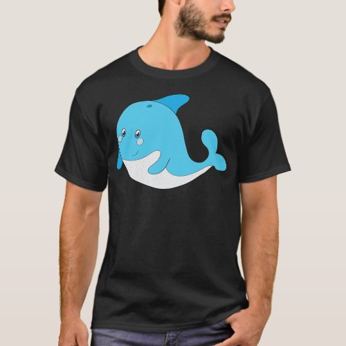 An adorable whale T_Shirt