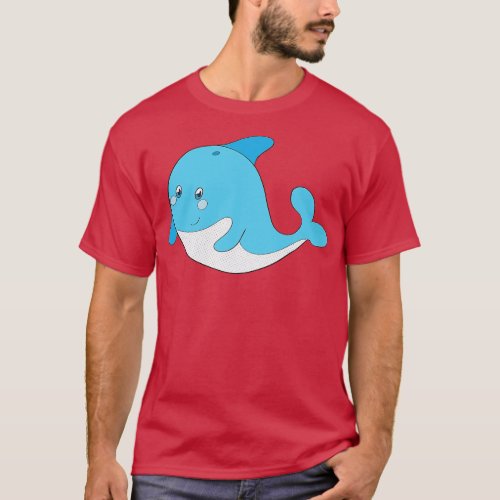 An adorable whale T_Shirt
