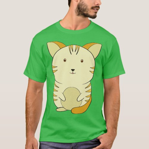 An adorable yellow kitten T_Shirt
