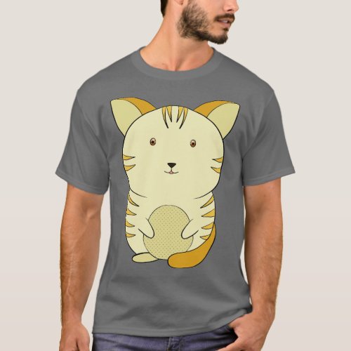 An adorable yellow kitten T_Shirt