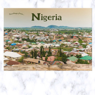 An Aerial View of Abuja Nigeria Postcard