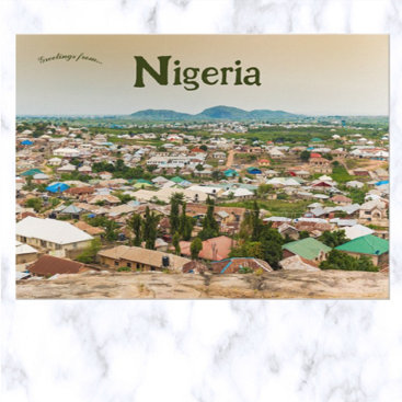 An Aerial View of Abuja Nigeria Postcard