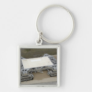 An aerial view of the crawler-transporter keychain