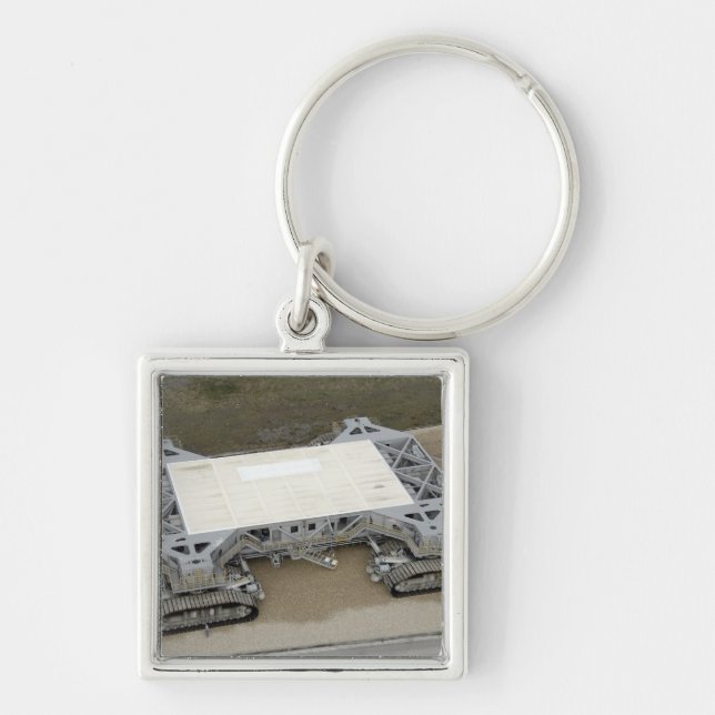 An aerial view of the crawler-transporter keychain (Front)