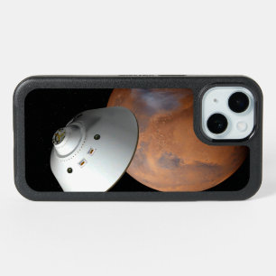 An Aeroshell-Encased Spacecraft Approaching Mars. iPhone 15 Case