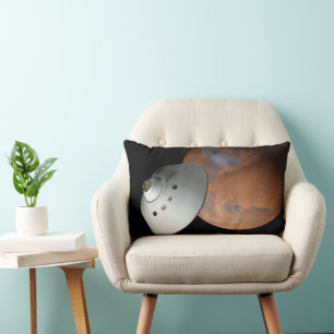 An Aeroshell-Encased Spacecraft Approaching Mars. Lumbar Pillow