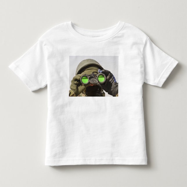 An Afghan soldier scans the horizon Toddler T-shirt (Front)