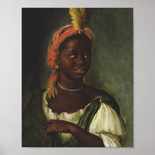 An African Woman _ Willem van Mieris Poster