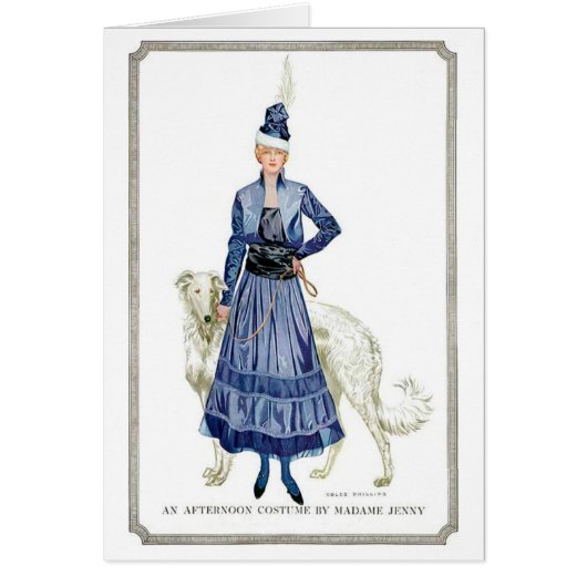An Afternoon Costume Cards (Front)