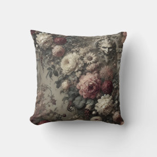 An Afternoon with Bram Stoker – Gothic Victorian  Throw Pillow