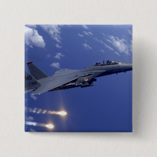 An Air Force F-15E Strike Eagle Button