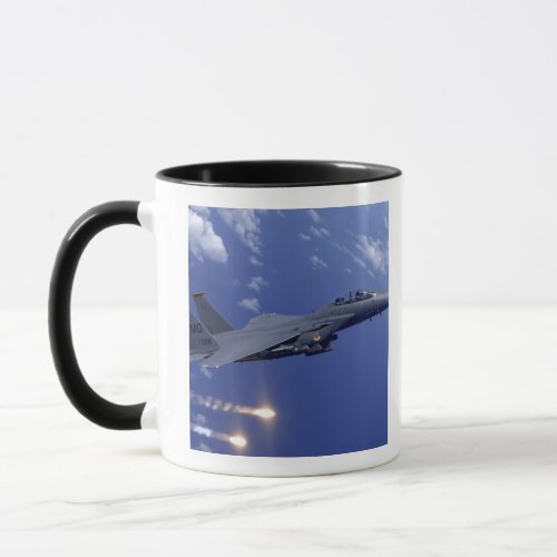 An Air Force F_15E Strike Eagle Mug