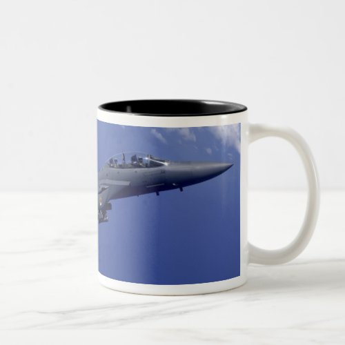 An Air Force F_15E Strike Eagle Two_Tone Coffee Mug