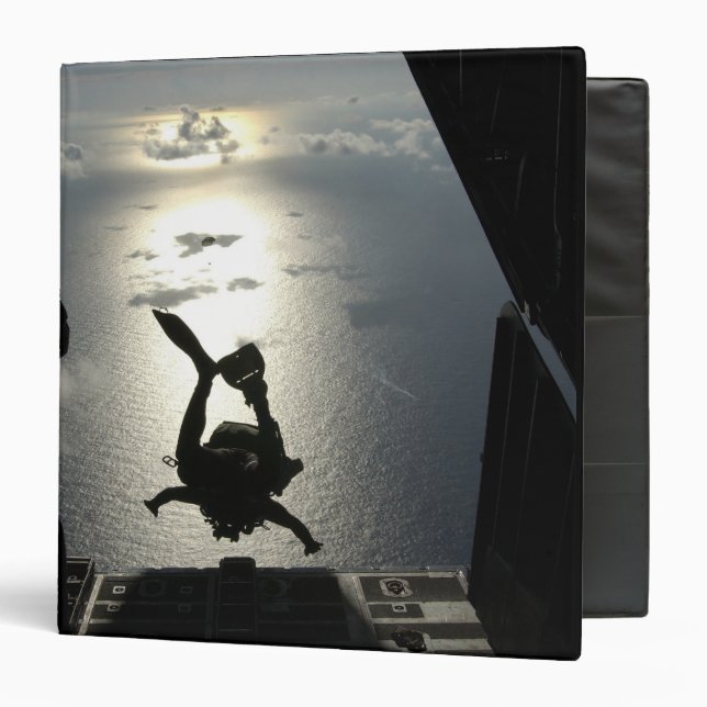 An Air Force pararescueman 3 Ring Binder (Front/Inside)