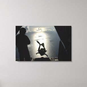 An Air Force pararescueman Canvas Print