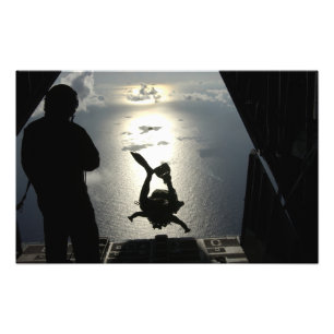 An Air Force pararescueman Photo Print
