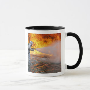 An aircraft rescue firefighting team mug