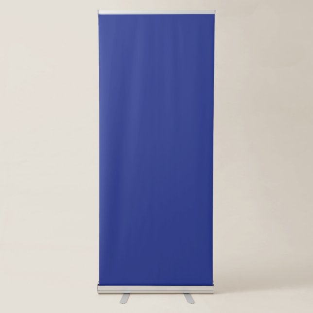 an airplane flying in the sky retractable banner (Front)