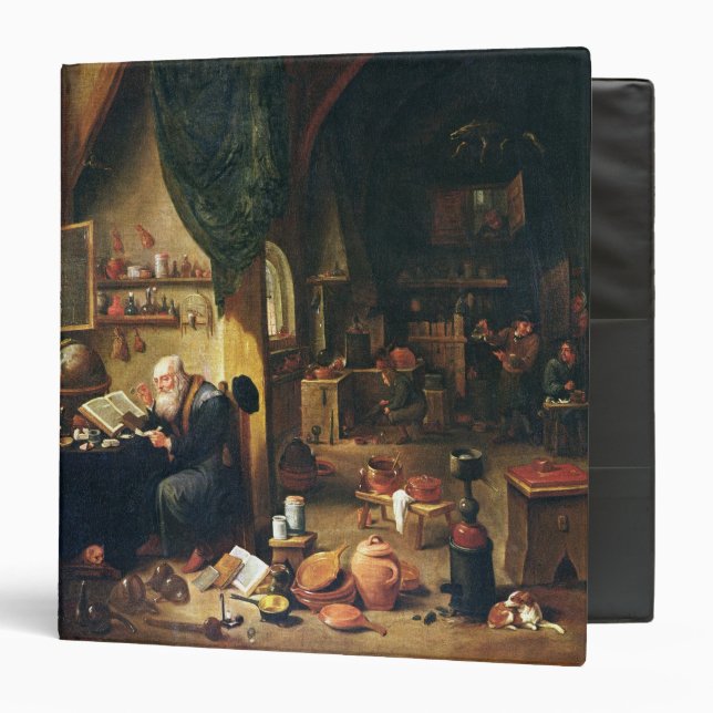 An Alchemist in his Workshop 3 Ring Binder (Front/Inside)