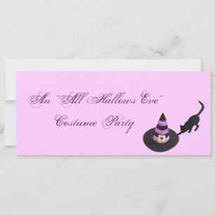 An "All Hallows Eve" Costume Party Invitation