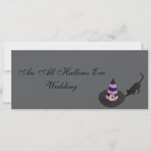 "An All Hallows Eve Wedding" Invitation