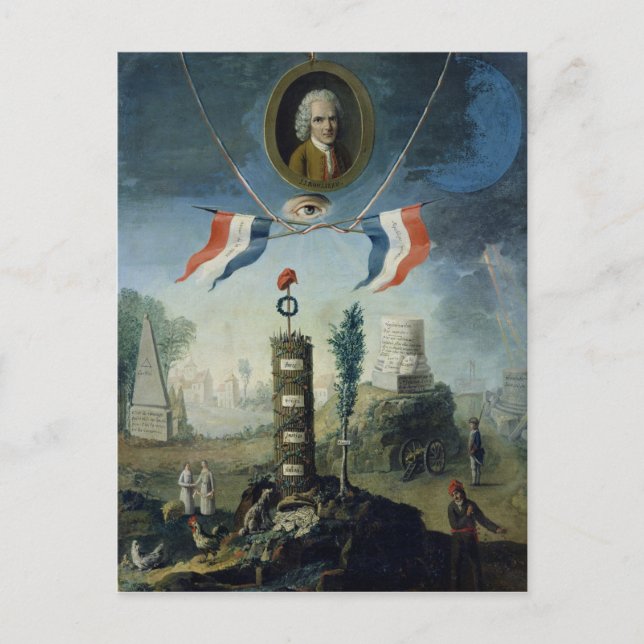 An Allegory of the Revolution Postcard (Front)