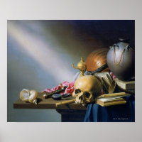 An Allegory of the Vanities of Human Life Poster