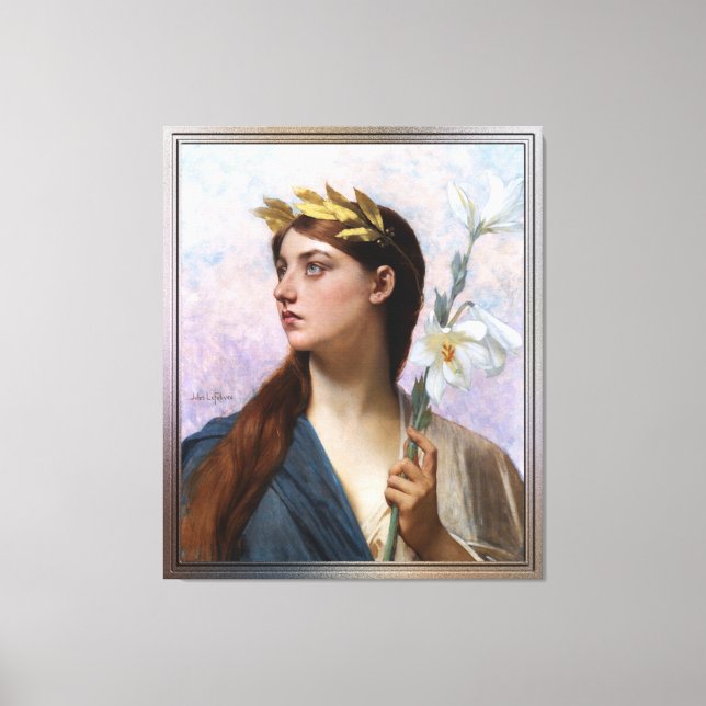 An Allegory of Victory by Jules Joseph Lefebvre Canvas Print (Front)