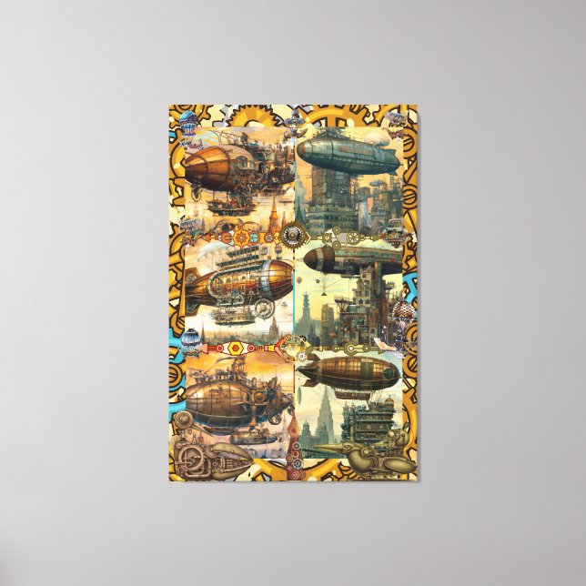 An Almanach of Airships Canvas Print (Front)