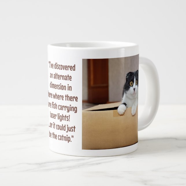 An alternate dimension giant coffee mug (Front Right)
