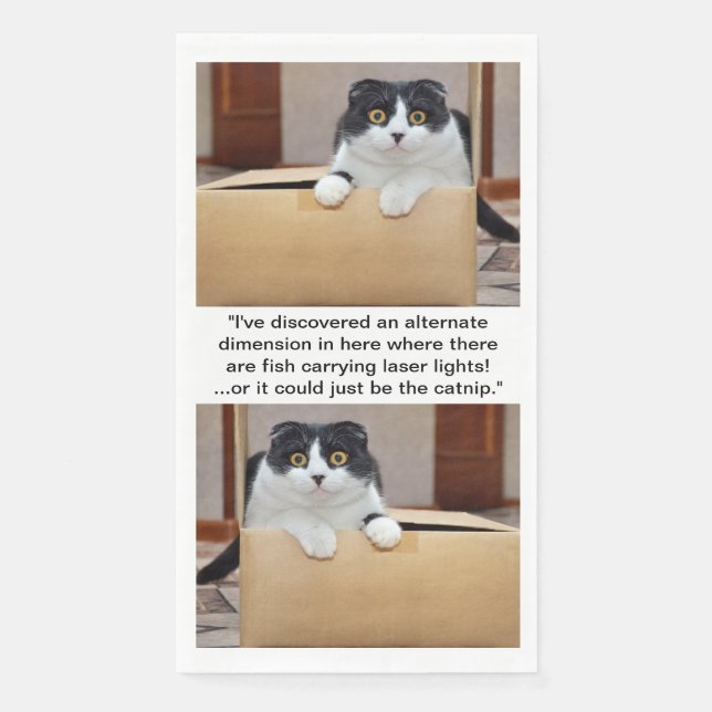 An alternate dimension paper guest towels (Front)