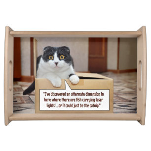 An alternate dimension serving tray