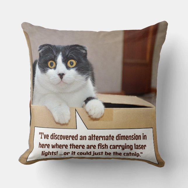 An alternate dimension throw pillow (Front)