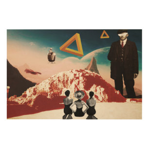 An alternative reality 2 wood wall art