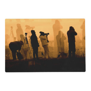 An Amazing Sunset - Photographing Geese at Sunset Placemat