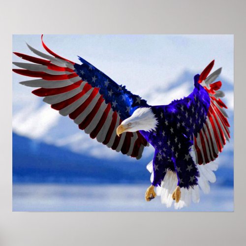 An American Eagle Poster
