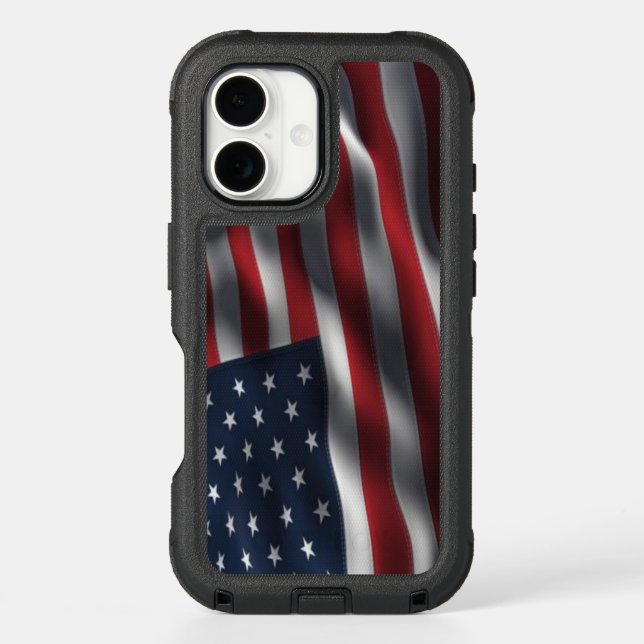 An American Flag USA Otterbox iPhone Case (Back)
