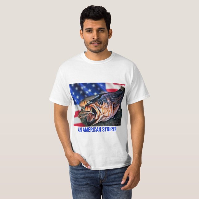 An American Striper T-Shirt (Front Full)
