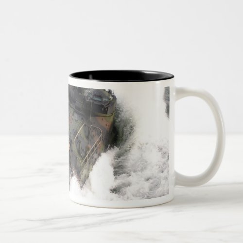 An amphibious assault vehicle 2 Two_Tone coffee mug