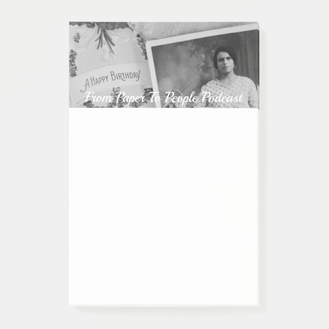 An Ancestor's Photo FPPP Post-Its Post-it Notes (Front)