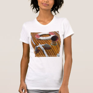 An Anchor And A Life-Buoy On A Wooden Boat T-Shirt