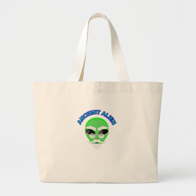 An Ancient Alien Large Tote Bag (Front)