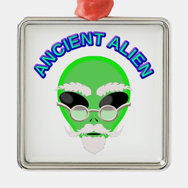 An Ancient Alien Metal Ornament (Front)