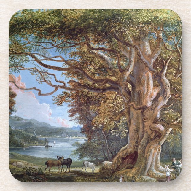 An Ancient Beech Tree, 1794 (oil on canvas) Drink Coaster (Front)