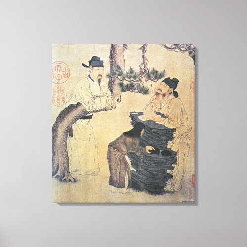 An Ancient Chinese Poet Canvas Print
