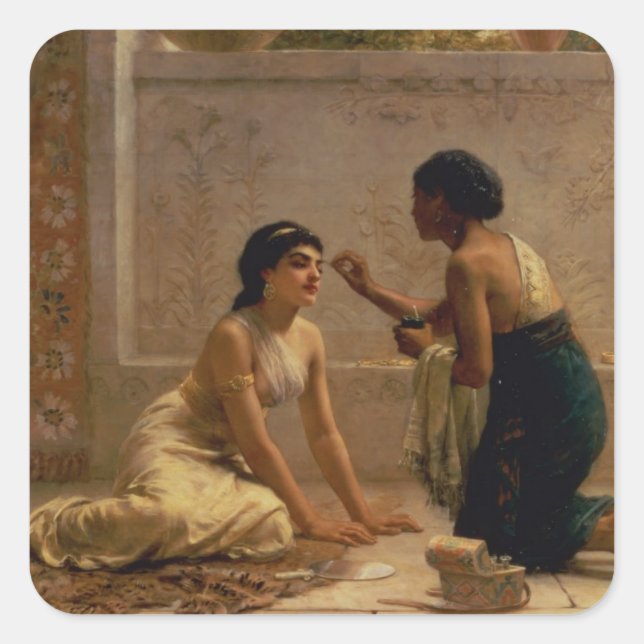 An Ancient Custom Square Sticker (Front)