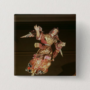 An angel above the altarpiece button